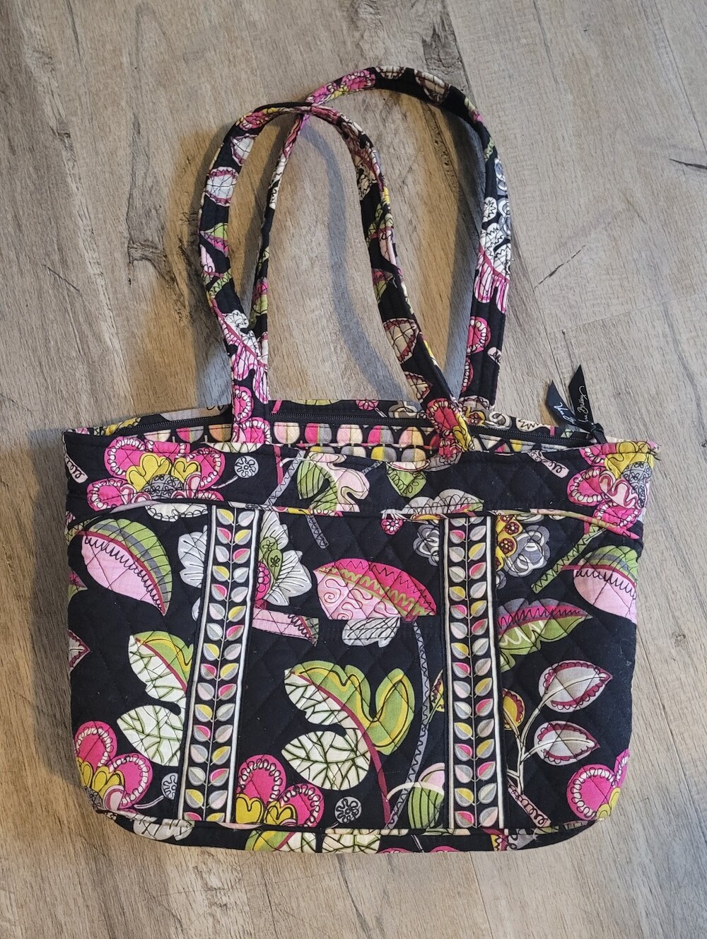 Vera Bradley Tote in retired Moon Blooms pattern